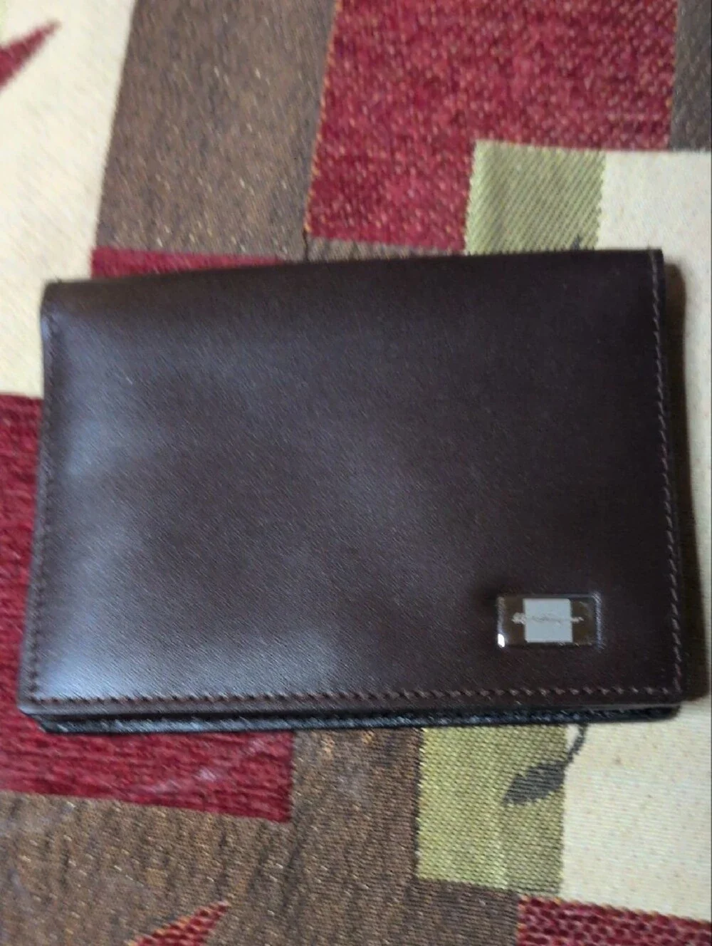 Salvador Ferragamo Men's Leather Bi-Fold Wallet - Brown